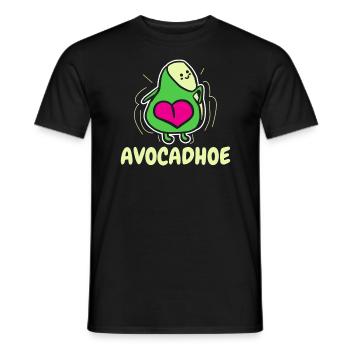 Sweet Avocado Pun Fruit Guac Jokes Guacamole Lover - Men's T-Shirt - black - Front - AI Model Male 178 light (178cm)