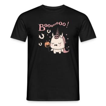 Autumn Spooky October Cute Halloween - Men's T-Shirt - black - Front - AI Model Male 178 light (178cm)