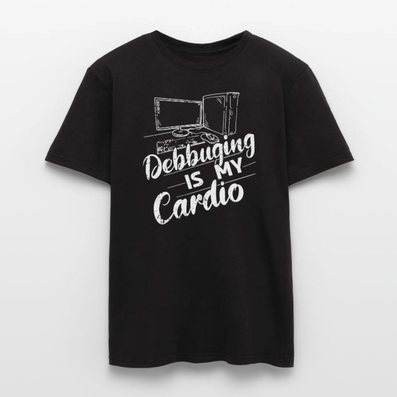 Informatiker Admin Informatik Debbuging Männer T-Shirt