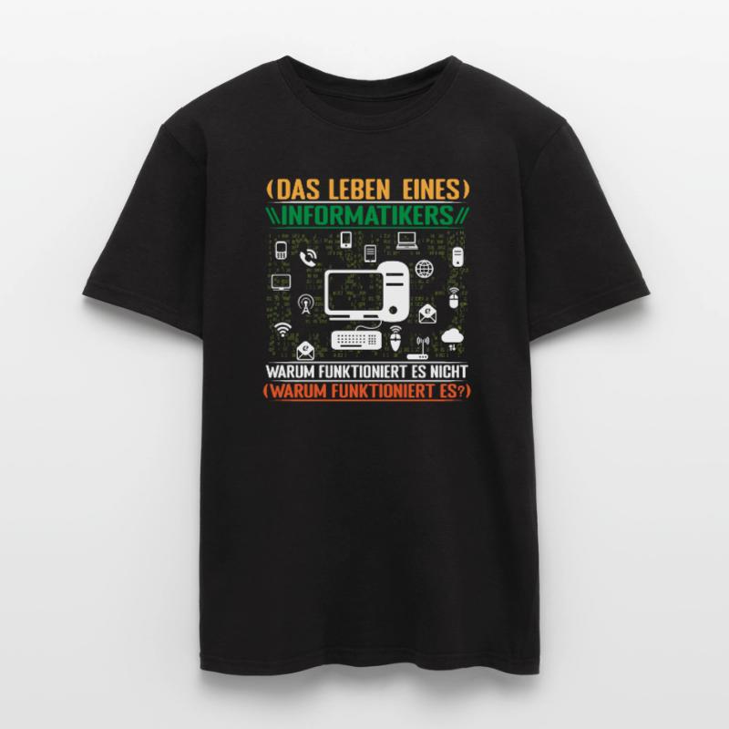 Informatiker Admin Programmierer Programm Männer T-Shirt