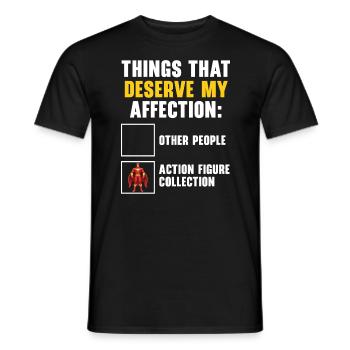 Collezione di giocattoli per hobby da collezione di action figure da collezione - T-shirt uomo - nero - Fronte - AI Model Male 178 light (178cm)