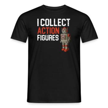 Collezione di giocattoli per hobby da collezione di action figure da collezione - T-shirt uomo - nero - Fronte - AI Model Male 178 light (178cm)