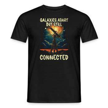 Astronom Astronomie Sternbilder Sterne Weltraum - Männer T-Shirt - Schwarz - Vorne - AI Model Male 178 light (178cm)