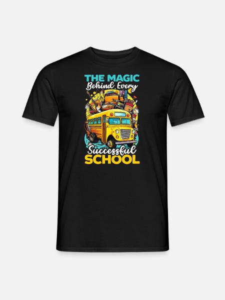 Schulverwalter Schulleiter Admin Squad - Männer T-Shirt - Schwarz