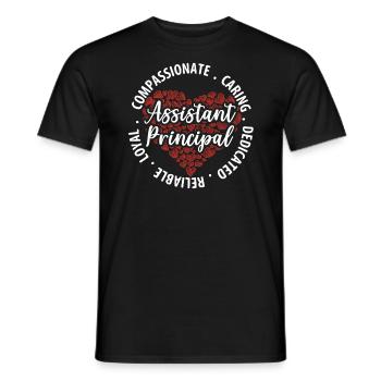 School Administrator Principal Admin Squad - Men's T-Shirt - black - Front - AI Model Male 178 light (178cm)