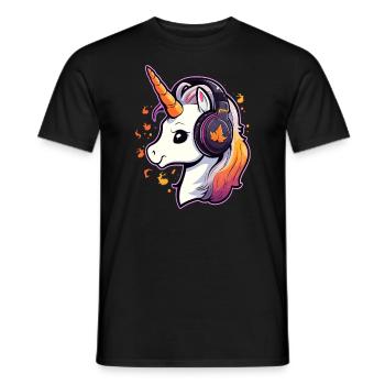 Saison d'octobre Halloween Unicron Dj Halloween - T-shirt homme - noir - Devant - AI Model Male 178 light (178cm)