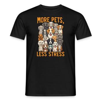 Pet Sitting Pet Lover Dog Walking Dog Sitter - Men's T-Shirt - black - Front - AI Model Male 178 light (178cm)