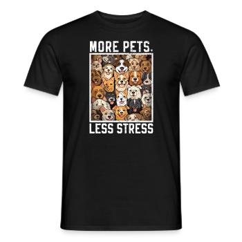Pet Sitting Pet Lover Dog Walking Dog Sitter - Men's T-Shirt - black - Front - AI Model Male 178 light (178cm)