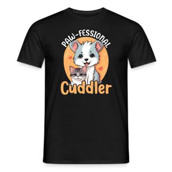Pet Sitting Pet Lover Dog Walking Dog Sitter - Men's T-Shirt - black - Front - AI Model Male 178 light (178cm)