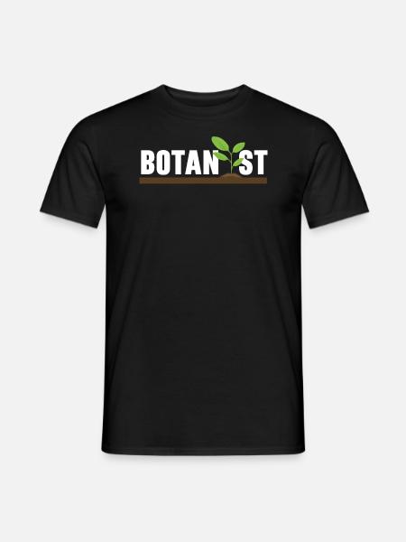 Botaniker Gartenpflanzengärtner Botanik Gartenarbeit - Männer T-Shirt - Schwarz