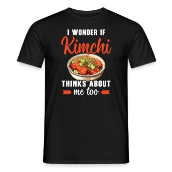 Kimchi Lover Korean Cuisine Spicy Food South Korea - Men's T-Shirt - black - Front - AI Model Male 178 light (178cm)