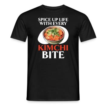 Kimchi Lover Korean Cuisine Spicy Food South Korea - Men's T-Shirt - black - Front - AI Model Male 178 light (178cm)