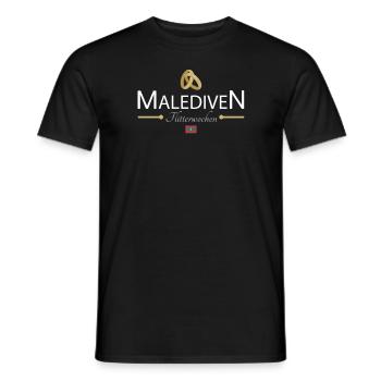 Flitterwochen Malediven - Männer T-Shirt - Schwarz - Vorne - AI Model Male 178 light (178cm)