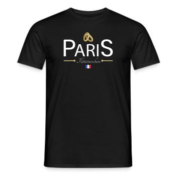 Flitterwochen Paris - Männer T-Shirt - Schwarz - Vorne - AI Model Male 178 light (178cm)