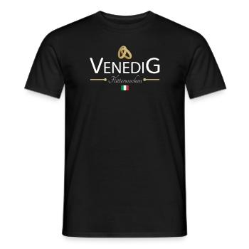 Flitterwochen Venedig - Männer T-Shirt - Schwarz - Vorne - AI Model Male 178 light (178cm)