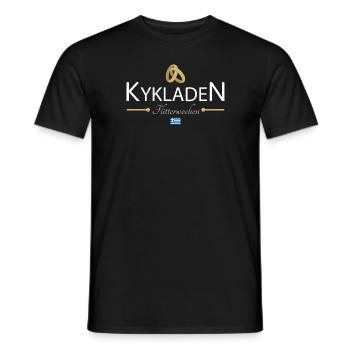 Flitterwochen Kykladen - Männer T-Shirt - Schwarz - Vorne - AI Model Male 178 light (178cm)