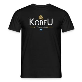 Flitterwochen Korfu - Männer T-Shirt - Schwarz - Vorne - AI Model Male 178 light (178cm)