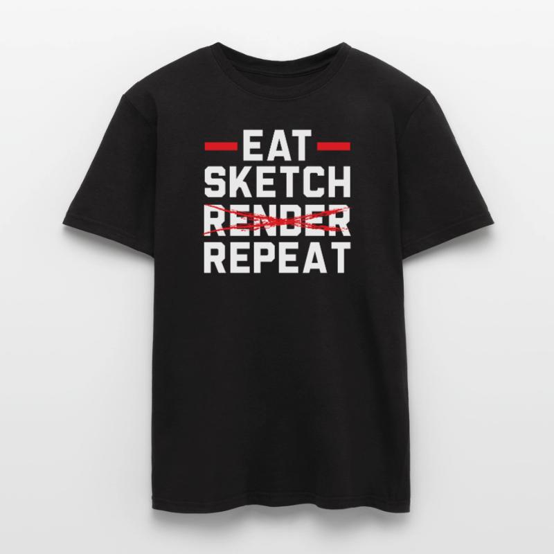 3d Animator Animate Key Frames Rendering Animation Men’s T-shirt