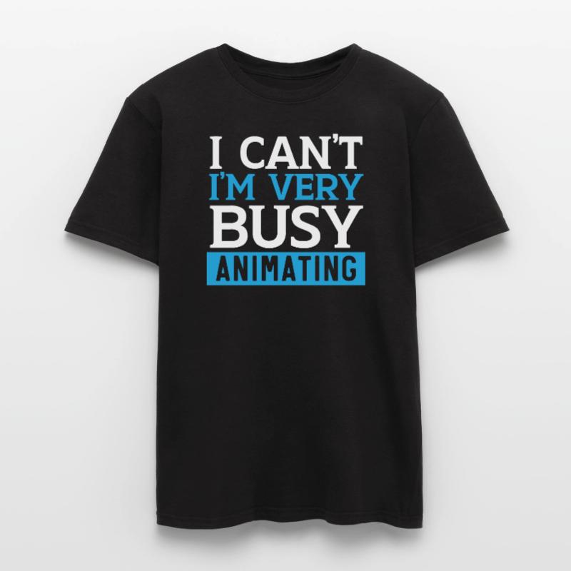 3d Animator Animate Key Frames Rendering Animation Men’s T-shirt