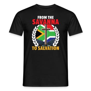 Christianisme afro-américain afro-américain Noir - T-shirt homme - noir - Devant - AI Model Male 178 light (178cm)