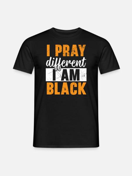 Afrykański chrześcijanin Afro amerykański czarny Chrześcijaństwo - Mænd T-shirt - sort