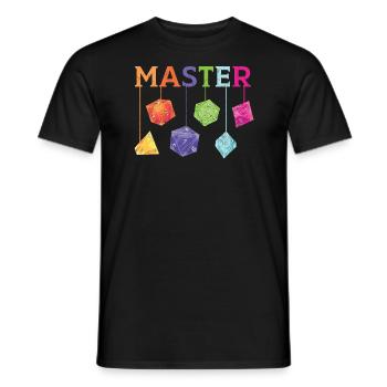 Role Playing Game Video Game Player Gamer Gaming - Men's T-Shirt - black - Front - AI Model Male 178 light (178cm)