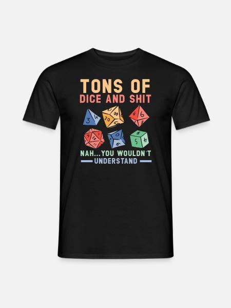Role Playing Game Video Game Player Gamer Gaming - Men's T-Shirt - black