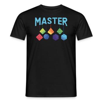 Role Playing Game Video Game Player Gamer Gaming - Men's T-Shirt - black - Front - AI Model Male 178 light (178cm)