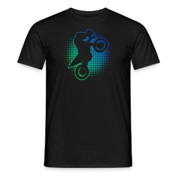 Motocross Motocross Motocross Motocross Femmes Dirt Biker - T-shirt homme - noir - Devant - AI Model Male 178 light (178cm)