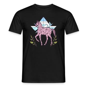 Horse Lover Retro Horse Competition - Männer T-Shirt - Schwarz - Vorne - AI Model Male 178 light (178cm)