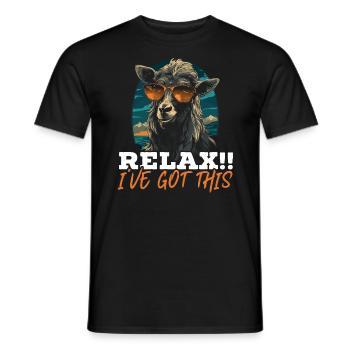 Goat Lover Kid Ranch Wool Farm Animal Farming - T-shirt homme - noir - Devant - AI Model Male 178 light (178cm)