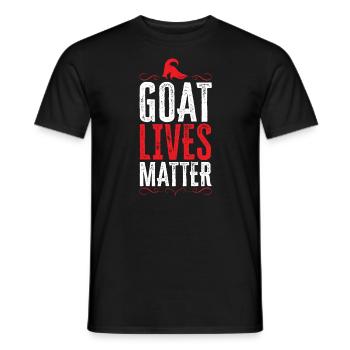 Goat Lover Kid Ranch Wool Farm Animal Farming - T-shirt homme - noir - Devant - AI Model Male 178 light (178cm)