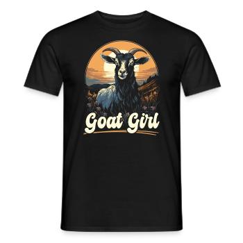 Goat Lover Kid Ranch Wool Farm Animal Farming - T-shirt homme - noir - Devant - AI Model Male 178 light (178cm)