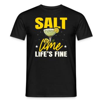 Margarita Lover Alcohol Drinker Mexican Cocktail - Men's T-Shirt - black - Front - AI Model Male 178 light (178cm)