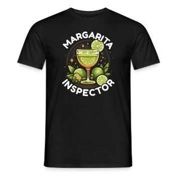 Margarita Lover Alcohol Drinker Mexican Cocktail - Men's T-Shirt - black - Front - AI Model Male 178 light (178cm)