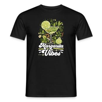 Margarita Lover Alcohol Drinker Mexican Cocktail - Men's T-Shirt - black - Front - AI Model Male 178 light (178cm)