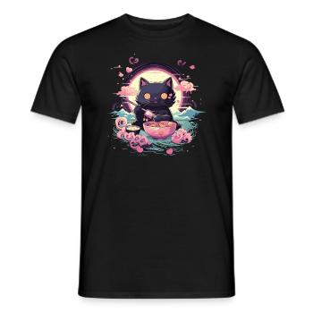Pastel Goth Lover Kawaii Emo Soft Grunge Esthétique - T-shirt homme - noir - Devant - AI Model Male 178 light (178cm)