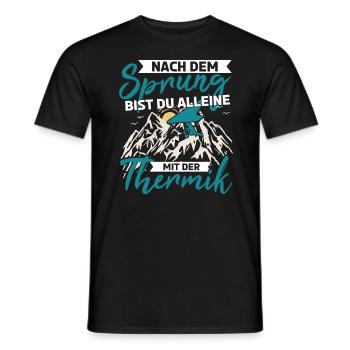 Drachenfliegen Hängegleiter - Männer T-Shirt - Schwarz - Vorne - AI Model Male 178 light (178cm)
