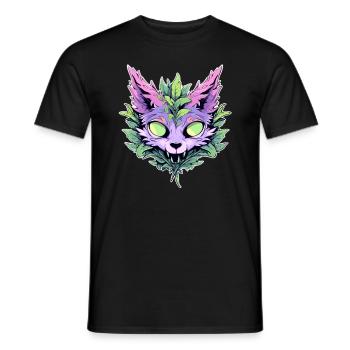Electronic Music EDM Festival Psychedelic Rave - Männer T-Shirt - Schwarz - Vorne - AI Model Male 178 light (178cm)