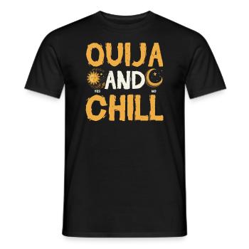 Ouija-Brett Paranormaler Geist Brett Halloween - Männer T-Shirt - Schwarz - Vorne - AI Model Male 178 light (178cm)