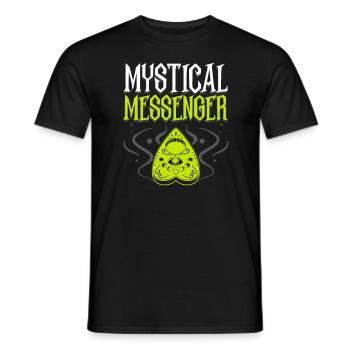 Ouija-Brett Paranormaler Geist Brett Halloween - Männer T-Shirt - Schwarz - Vorne - AI Model Male 178 light (178cm)