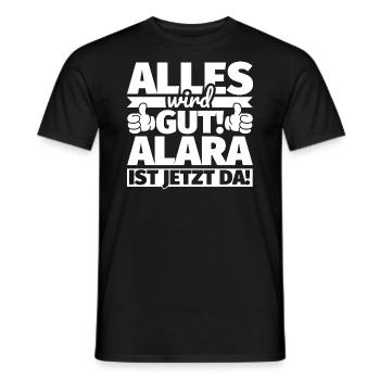 Alara Vorname Geschenk lustiger Spruch - Männer T-Shirt - Schwarz - Vorne - AI Model Male 178 light (178cm)