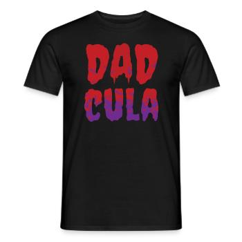 Dadcular Père Vampire Vampire Halloween - T-shirt homme - noir - Devant - AI Model Male 178 light (178cm)