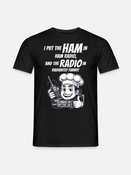 Chef d’opérateur radio amateur amateur radieusement drôle - T-shirt homme - noir