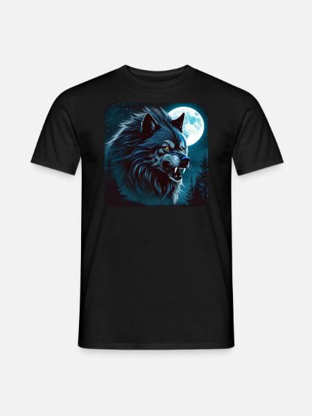 Big Bad Wild Wolf - Men's T-Shirt - black