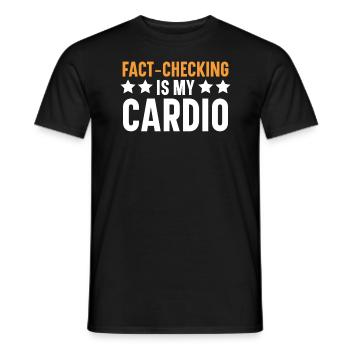 Assistante juridique Profession d’étudiante en droit Parajuriste - T-shirt homme - noir - Devant - AI Model Male 178 light (178cm)