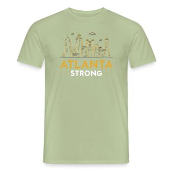Atlanta City, Georgia, USA, Amerika, Vereinigte Staaten - Männer T-Shirt - Sage - Vorne - AI Model Male 178 light (178cm)