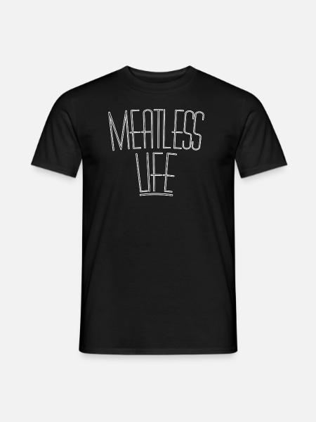 Meatless life - Men's T-Shirt - black