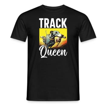 Greyhound Racing Dog Breed Race Greyhound Owner - Men's T-Shirt - black - Front - AI Model Male 178 light (178cm)