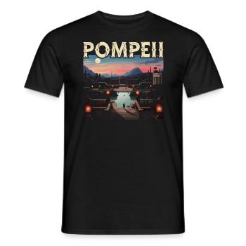 Pompeji Geschichte Reisen Ich liebe das Römische Reich - Männer T-Shirt - Schwarz - Vorne - AI Model Male 178 light (178cm)